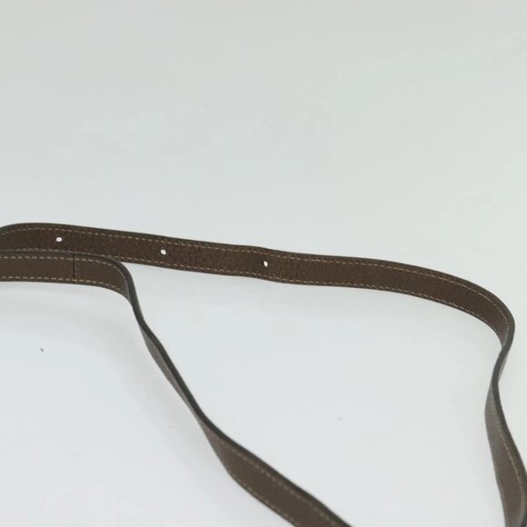 GUCCI GG Supreme Web Sherry Line Shoulder Bag PVC Brown Gold Auth - Picture 9 of 16